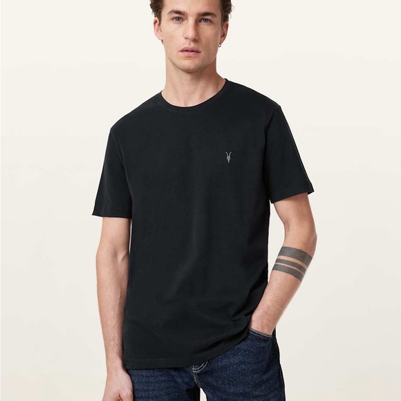 All Saints black men’s logo t shirt L - Picture 2 of 9